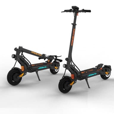 KuKirin G2 Master Trotinette Électrique Adulte Déplacements Urbains Scooter Électrique 52V 20.8Ah Autonomie 70km Double Moteur Suspension Hydraulique Guidon Réglable Pneus 10 Pouces Écran LCD