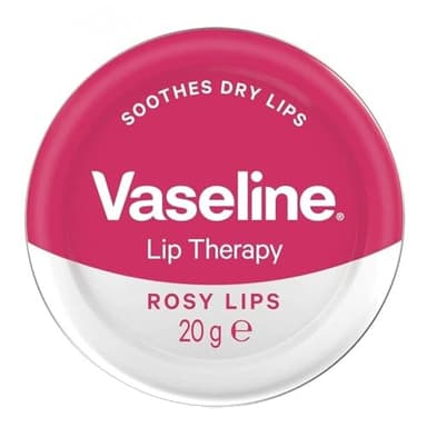 Vaseline Lip Therapy Rosy Lips Petroleum Jelly, 20 g