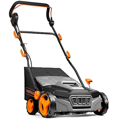 VonHaus Balayeuse Pelouse Artificielle 1800 W - Brosse Pelouse - Brosseuse Pelouse Artificielle Électrique - Sac de Collecte 45 L, 5 Hauteurs Réglables, Largeur de Travail 380 mm