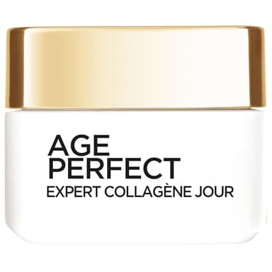 L'Oréal Paris - Crème de Jour Anti-Âge Raffermissante - Anti-Relâchement, Anti-Taches & Anti-Rides - Collagène & Niacinamide - Pour Peaux Matures - Age Perfect - 50 ml