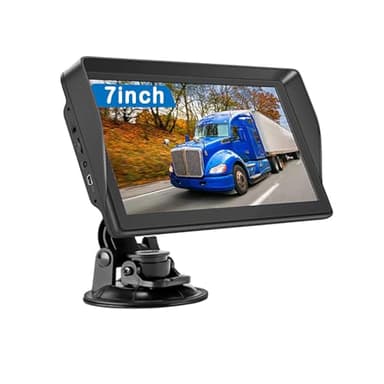 NEWFUN GPS Voiture,7 Pouce GPS Poids Lourds,Auto Navigation avec HD Écran Tactile,Multi-Languages Guidage Vocale 2025 Cartographie UK Europe Installée Mise à Jour Gratuite à Vie,pour Auto,Camion