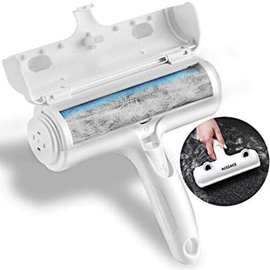 ACE2ACE Brosse Anti Poils Animaux Chat Chien, Brosse Ramasse Enlève Poils, Magique Réutilisable pour Poils, Rouleau à Poils d'animaux, Épilateur pour Canapé, Arbre à Chat, Voiture, lit, Tapis, Panier