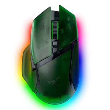 Razer Basilisk V3 Pro 35K Phantom Green Edition - Souris de Jeu sans Fil Ergonomique RGB entièrement Personnalisable (molette à 4 Directions, capteur 35K DPI, 13 Boutons) Phantom Green