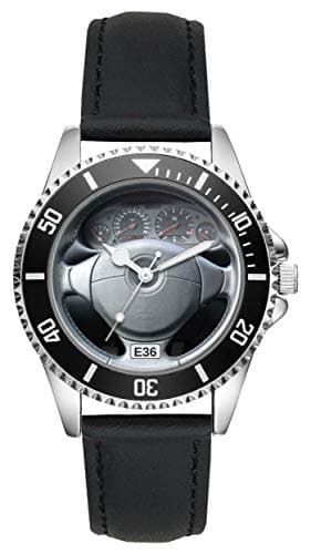 KIESENBERG Montre Homme Cadeau pour BMW E36 Fans Cockpit Quartz Analogique Montre-Bracelet L-20848