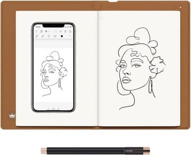 HUION Note X10 Tablette de Dessin pour Ordinateur Portable Numérique 2 en 1, Tablette de Papier sans Fil Bluetooth, Bloc-Notes Electronique pour la Prise de Notes, l'art Numérique et Les Réunions