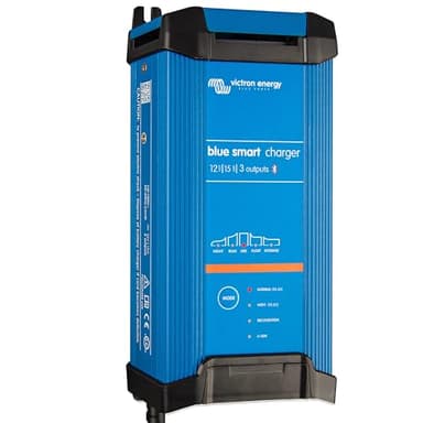 Victron Energy Blue Smart IP22 Chargeur de batterie 3 sorties 12 volts 15 amp 230 V, CEE 7/7, Bluetooth