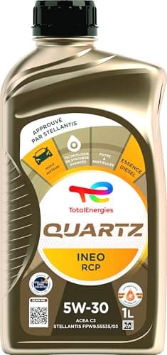 TotalEnergies Quartz Ineo RCP 5W-30, Huile moteur essence et Diesel, 1 litre