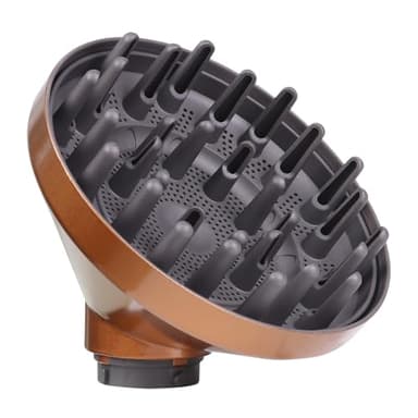 Diffuseur pour cheveux longs Dyson Airwrap - Accessoire pour sèche-cheveux - Pour cheveux ondulés et bouclés - Conversion pour cheveux bouclés (Doré)
