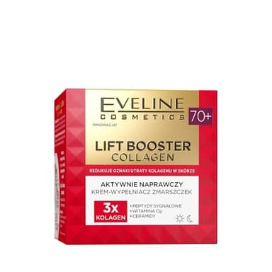 Eveline Cosmetics Lift Booster Collagen : Crème Réparatrice Anti-Rides Actif 70+