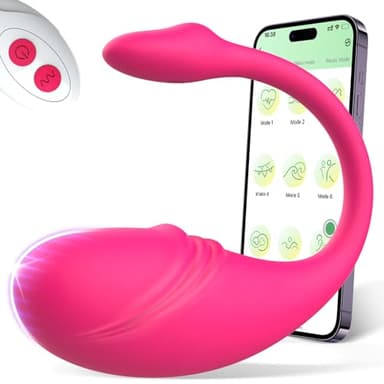 Sex Toys Vibromasseur Oeuf Vibrant Femme à Distance Sex Toýs Couple Plaisir Sextoyse Femme Connectée Vibromasseurs Feminin à Distance Sextoy Vibro Avec Telecommande Silencieux Jouet Sexualité (Pink)