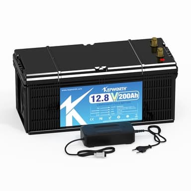 Lifepo4 Batterie 12v 200AH Lithium avec des cellules de qualité A et 200A BMS pour moteur de pêche à la traîne, camping, système solaire, applications domestiques, série et parallèle.