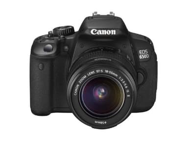 Canon EOS 650D Appareil photo numérique Reflex 18 Mpix Kit Objectif 18-55mm IS II Noir