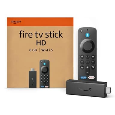 Amazon Fire TV Stick HD (Nouvelle génération) | TV gratuite et en direct, télécommande vocale Alexa, contrôle de la maison connectée, streaming HD
