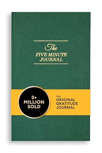 Intelligent Change: The Five Minute Journal - Original Daily Gratitude Journal for Happiness, Mindfulness, and Reflection - Daily Affirmations with Simple Guided Format - Undated Life Planner
