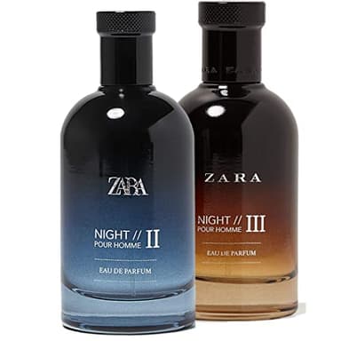 Zara 2 x nuit pour Homme II – nuit III Eau de Parfum 3,4 fl. Oz.