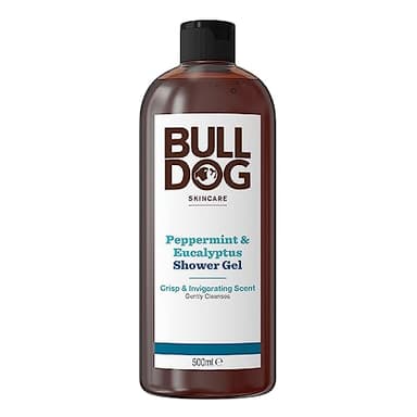 BULLDOG Gel Douche Menthe/Eucalyptus, 500 ml (Lot de 1)