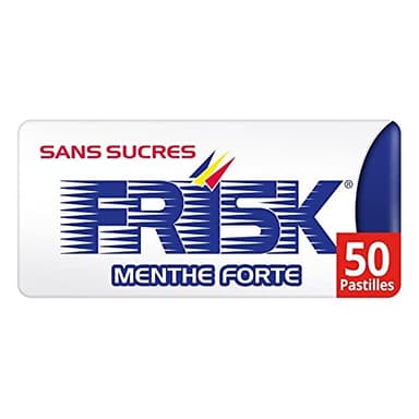 FRISK - Menthe Forte Sans Sucre 6G - Lot De 4 - Vendu Par Lot