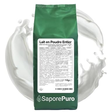 Saporepuro Lait en poudre entier 1 kg - 26% de matières grasses