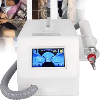 Machine Laser Detatouage, Machine De Detatouage Laser, Machine Professionnelle De Détatouage Au Laser Avec 5 Sondes, Pour Le Détatouage Pigment Des Sourcils élimination Des Rides Poupée Noire Peeling