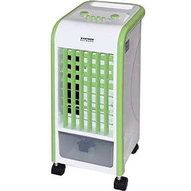 Syntrox Germany 4 en 1 Rafraichisseur d'air Vert réservoir de 800 m³/h 4 L Ventilateur Humidificateur d'air et désodorisant