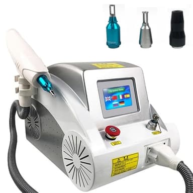 ZHIXUMM Machine Laser Pico Laser 1000 W pour DéTatouage des Sourcils, avec éCran LED, 532 Nm, 755 Nm, 1064 Nm, pour Taches, Sourcils TatouéS Et Usage Domestique.