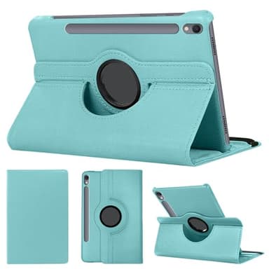 SWEIMEN Étui Rotatif pour Samsung Galaxy Tab S9 Tablette Housse de Protection avec Réveil Automatique Rotation Coque