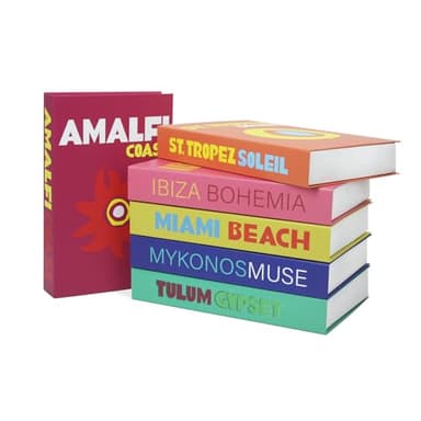 Gwezmxs 6Pcs Livre Decoration Luxe, Faux Livre Déco, Livre Deco pour Salon Table, Décorative Livre pour Etagère de Livres (26.7 * 17.5 * 4.2CM)