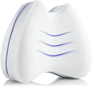 Coussin pour Genoux pour Dormir sur Le côté I Oreiller orthopédique pour Jambes pour Un Sommeil Optimal I Coussin Ergonomique de positionnement en Mousse à mémoire de Forme I Housse Respirante