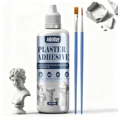 AllisWay Colle Ceramique, Colle pour Poterie Terre Cuite, colle Porcelaine, Transparent et Hautement Adhérent pour le Collage et la Réparation du Plâtre et de L'argile, 100ml