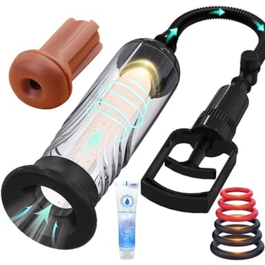 Améliorée Pompes à Pénis Sex Toys pour Homme - Pompe a Penisse Masturbeuse Homme avec Vaginette Silicone Pompe a Penis pour L'agrandissement du Pénis Sextoyse Homme Sex Toyspour pour Couple Plaisir