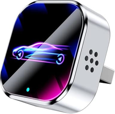 CarPlay sans Fil 2 en 1 pour Apple CarPlay/Android Auto,Mini Adaptateur sans Fil pour iPhone/Android Plus,Bluetooth 5.3 et WiFi 6,sans décalage,Plug and Play,Connexion Automatique (E)