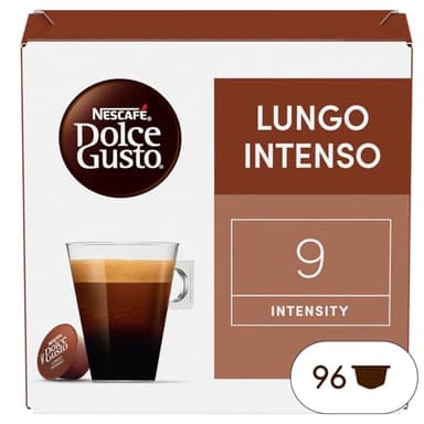 Nescafé Dolce Gusto Lungo Intenso - Café - 96 Capsules (Pack de 6 boîtes x 16)