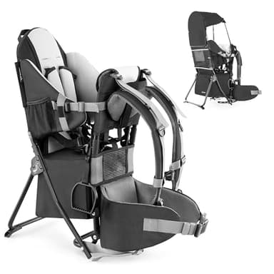 besrey Porte-bébé de randonnée, Sac à dos pour enfant, à usage en extérieur, Pliable