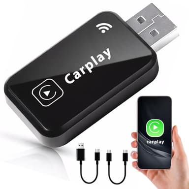 SwartLife carplay sans Fil Adaptateur pour iPhone, carplay Voiture convertit sans Fil, Compatible avec 99% des Voitures après 2016, Easy Connect carplay
