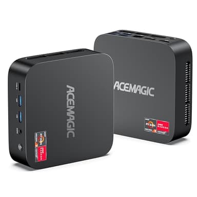 ACEMAGIC Kron Mini K1 Mini PC, AMD Ryzen 4300U Windows 11 Pro Mini PC(4C/CT,3.7 GHz, Mieux Que 3500U/N150/N97), 16 Go DDR4 512 Go SSD Mini-Ordinateur, Triple écran 4K/WIFI5/BT4.2 for Éducation/Bureau