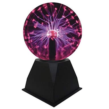 DAXGD Lumière de Boule de Plasma, Lampe de Sphère d'ion de Boule Sensible Sensible au Toucher de 5 pouces Lumières de Nuit de Nouveauté de Lumière Rouge