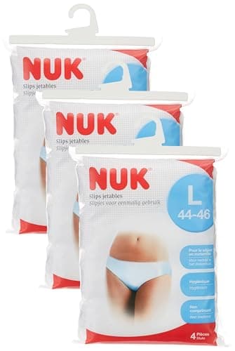 NUK culotte slips jetables pour le séjour en maternité | Moyen (40-42) | Lot de 4