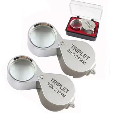 Biglumin loupe, Loupe Horloger X30 Portable Bijoutier Pliable