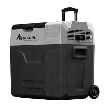Alpicool ECX50 50L Réfrigérateur de Voiture portable congélateur et réfrigérateur, Glaciere Électrique à Compression pour Maison, dortoir, Camping, -20℃ bis 20℃, Rechargeable(Batterie non incluse)