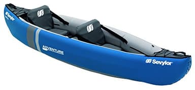 Sevylor Kayak Gonflable Adventure, Canoë Canadien 2 Places, Kayak de Mer, 314 x 88 cm