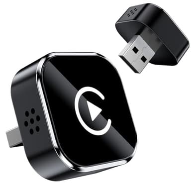 Tomedeks 1 Pièce Adaptateur CarPlay sans Fil,Transformation Câblé Vers Sans Fil,Compatible Android Auto-Design Mini, Connexion Rapide et Stable,Pièces Automobiles