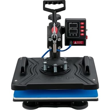 VEVOR Presse à Imprimer 5 en 1 Presse à Chaud Machine de Sublimation Textile 30x38 cm Machine d'Impression 1250 W Presse à Chaleur Pivotante à 360°