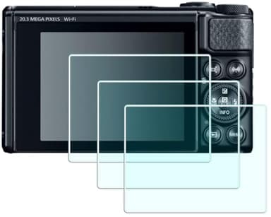 HUIPUXIANG Protection d'écran compatible avec appareil photo Canon PowerShot SX740 HS SX730 HS (pour accessoires), 0,3 mm haute définition LCD optique dureté 9H