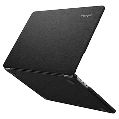 Spigen Urban Fit Coque Compatible avec MacBook Air 13 Pouces M5 (2026), M4/M3/M2 (2025-2022) Étui en Tricot Premium - Noir