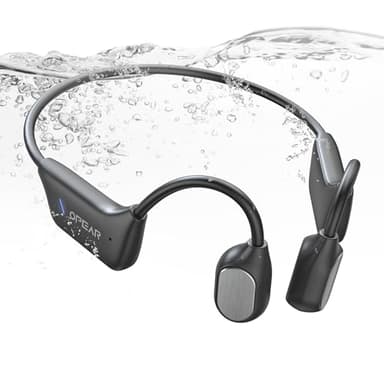 Relxhome Casque Conduction Osseuse Bluetooth 5.4, Ecouteur Waterproof Natation, Mémoire MP3 32G Intégrée, Lecteur MP3 Étanche IPX8, Écouteur Natation sans Fil, Ecouteur Piscine pour Nager