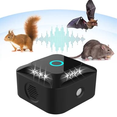 Intérieur et extérieur à 360° ultrasonique pour Rats, 3 Modes répulsif de Souris