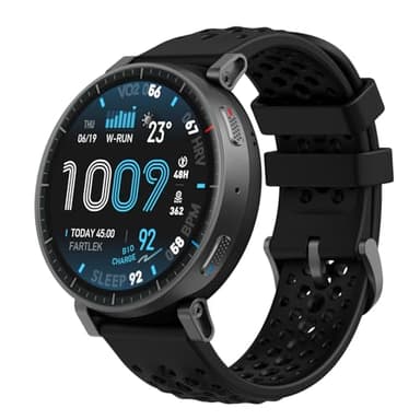 Amazfit Active Max Montre Connectée 48mm, Écran AMOLED 1,5", 25 Jours d’Autonomie, 4 Go de Stockage, Cartes Hors Ligne, NFC, GPS,170+ Sports, Suivi Cardiaque et du Sommeil, pour Android et iPhone