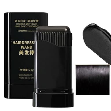 Qfdiwr Stick De Teinture Capillaire Imperméable,9x5cm Bâton De Couleur De Cheveux Instantanée,peigne De Teinture De Cheveux Blancs,pour Les Cheveux Et Les Racines