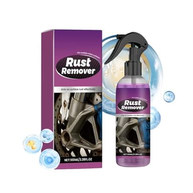 Giwoatln Spray Dérouillant - 100ml Spray Convertisseur Taches Rouille, Anti Rouille pour Voiture & Métal pour Meubles Métalliques Roue Automobile Salle De Bain Châssis Machines Industrielles