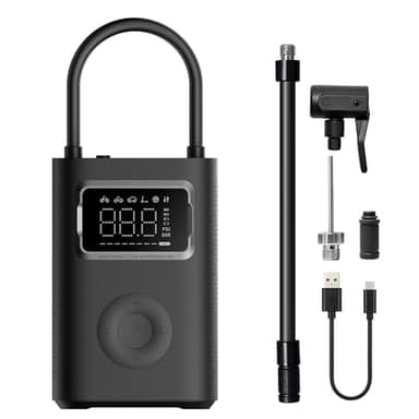 XIAOMI Mi Compresseur à Air 2 Pro, Batterie 2500 mAh, 150 PSI, Arrêt Automatique, Détection Pression, USB-C – Idéal pour Voiture, Vélo, Moto, Trottinette & Ballons